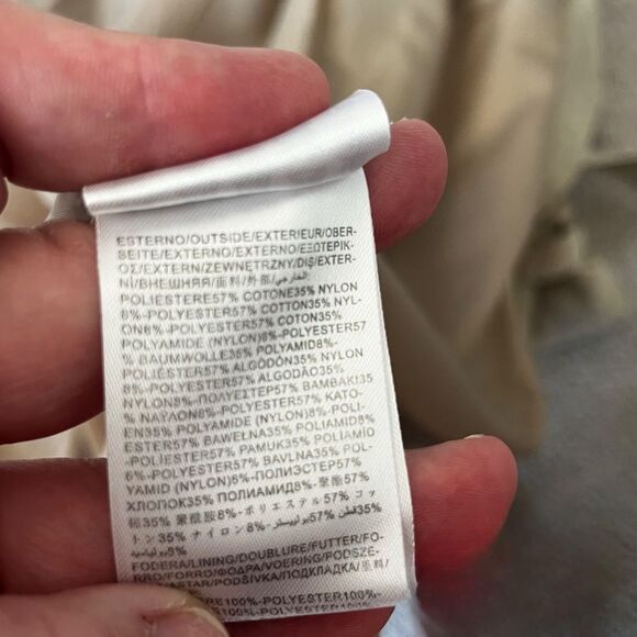 SH|collection neutral tan embroidered floral back trench coat - Picture 13 of 15